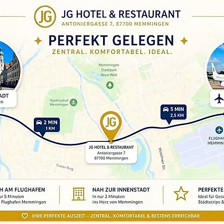 Hotel Jg & Restaurant Antoniergasse Memmingen